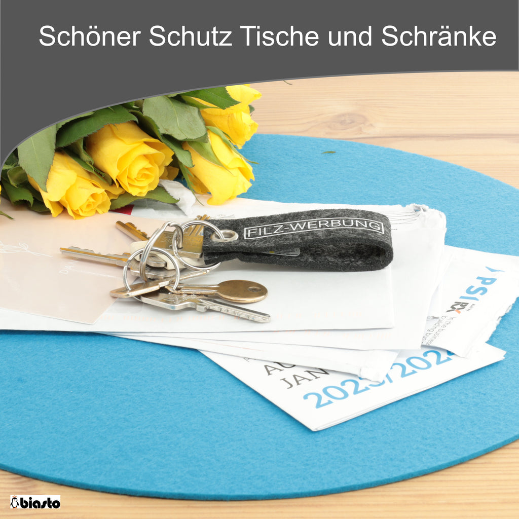 Filzuntersetzer rund Ø 30 cm – Platzset & Topfuntersetzer – 55 Farben – Made in Germany