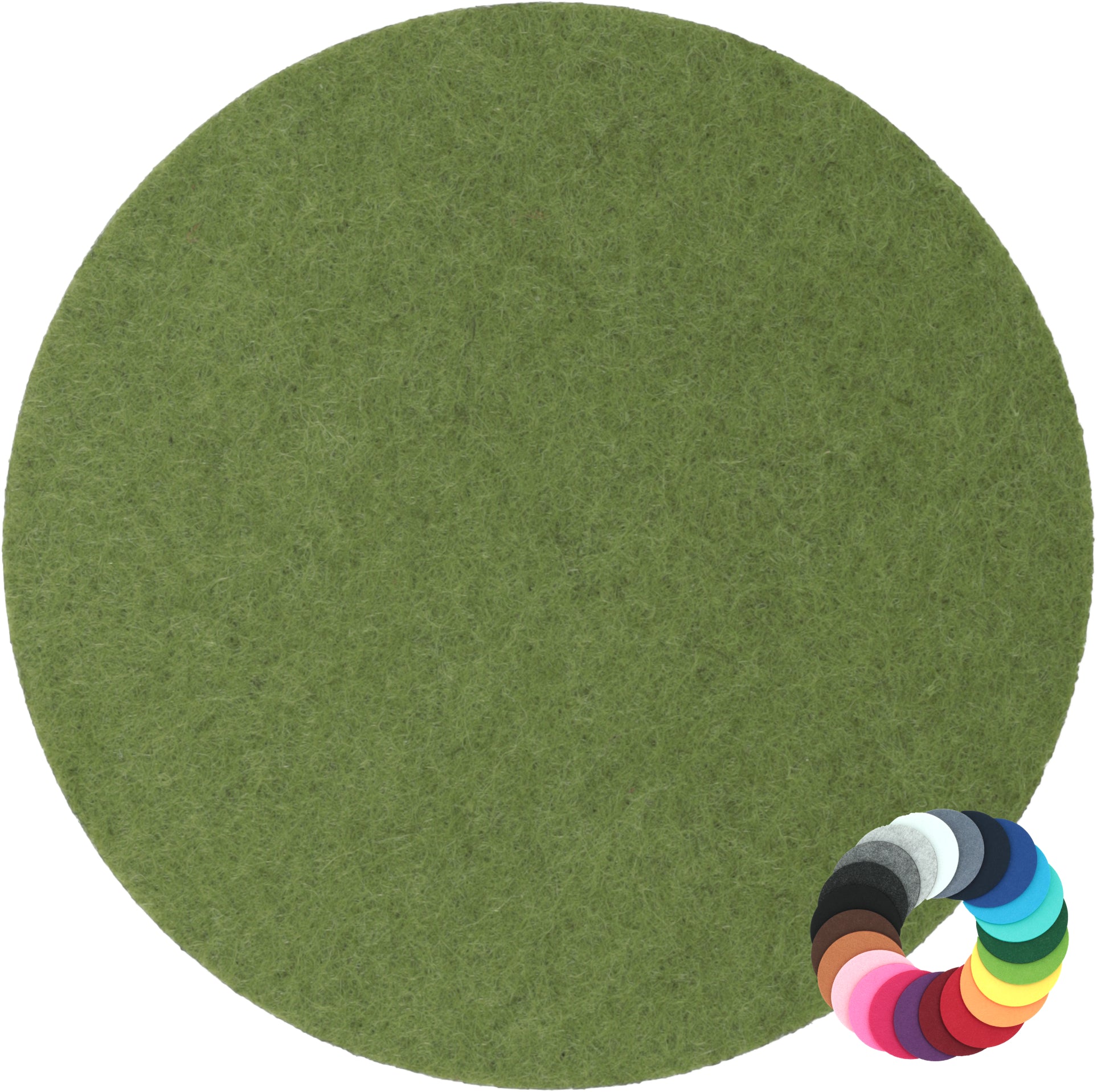 Filzuntersetzer rund Ø 30 cm – Platzset & Topfuntersetzer – 55 Farben – Made in Germany