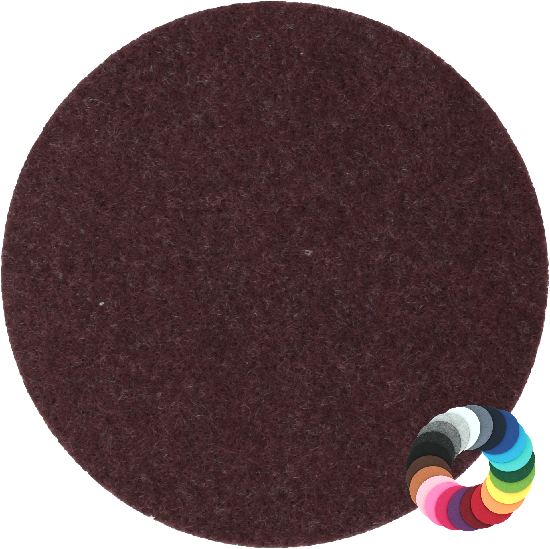 Filzuntersetzer rund Ø 30 cm – Platzset & Topfuntersetzer – 55 Farben – Made in Germany