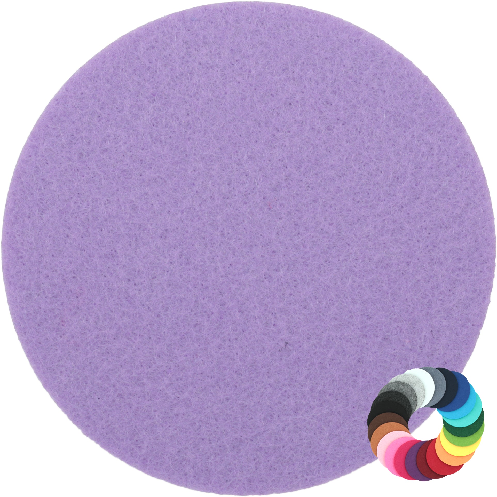 Filzuntersetzer rund Ø 25 cm – Platzset & Blumentopfuntersetzer – 55 Farben – Made in Germany