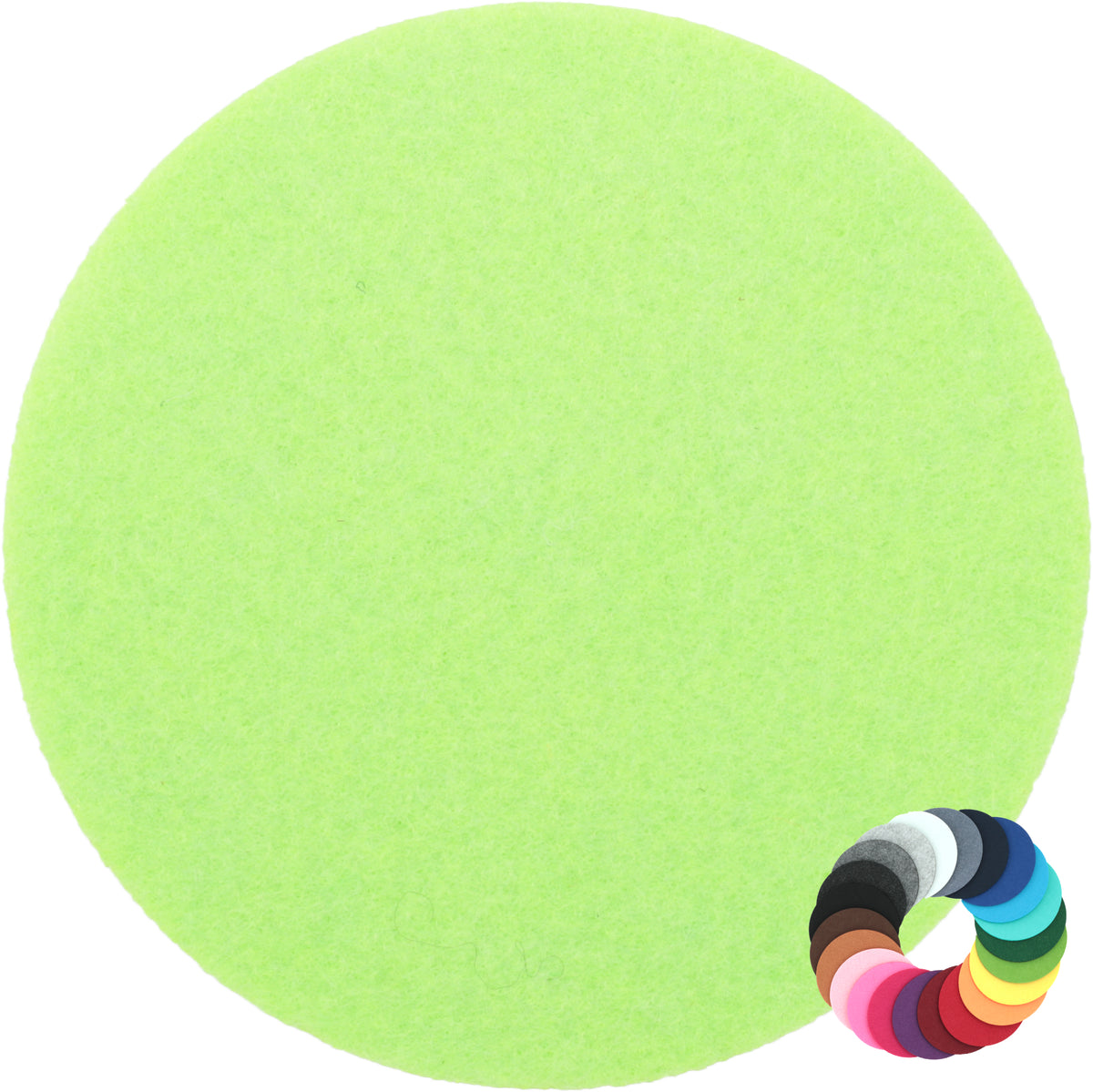Filzuntersetzer rund Ø 35 cm – großes Platzset & Tischset – 55 Farben – Made in Germany