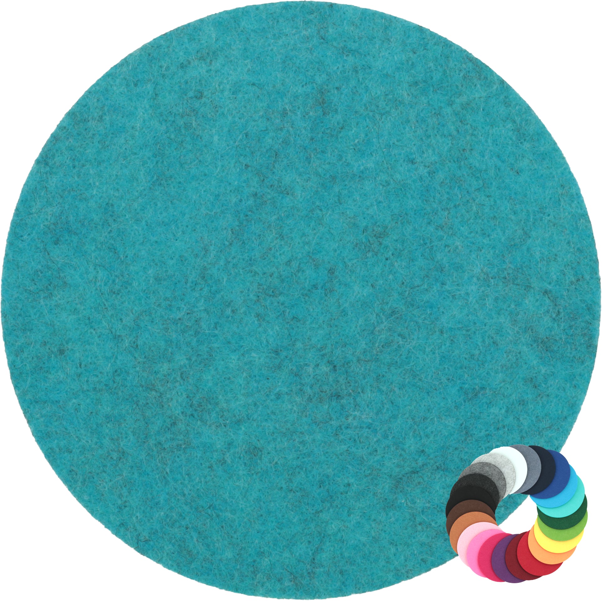 Filzuntersetzer rund Ø 30 cm – Platzset & Topfuntersetzer – 55 Farben – Made in Germany