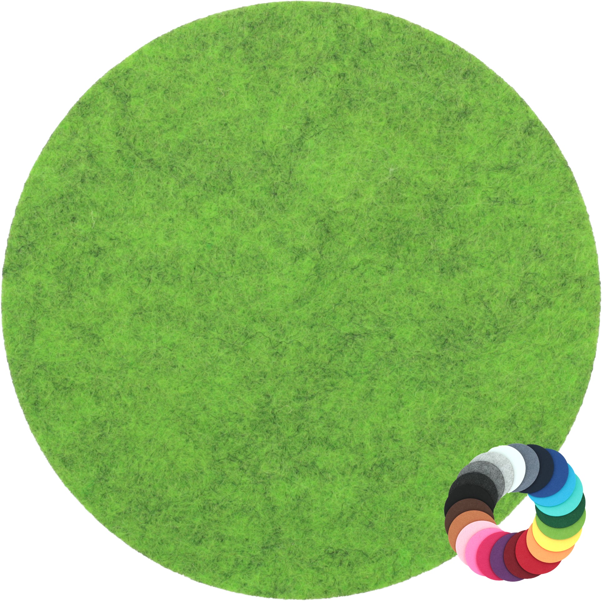 Filzuntersetzer rund Ø 30 cm – Platzset & Topfuntersetzer – 55 Farben – Made in Germany