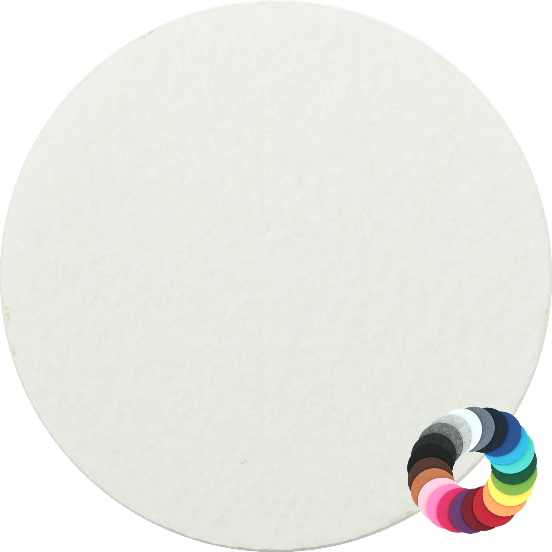 Filzuntersetzer rund Ø 30 cm – Platzset & Topfuntersetzer – 55 Farben – Made in Germany