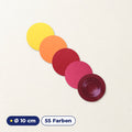 Filzuntersetzer rund Ø 10 cm – Glasuntersetzer aus Filz – 55 Farben – Made in Germany