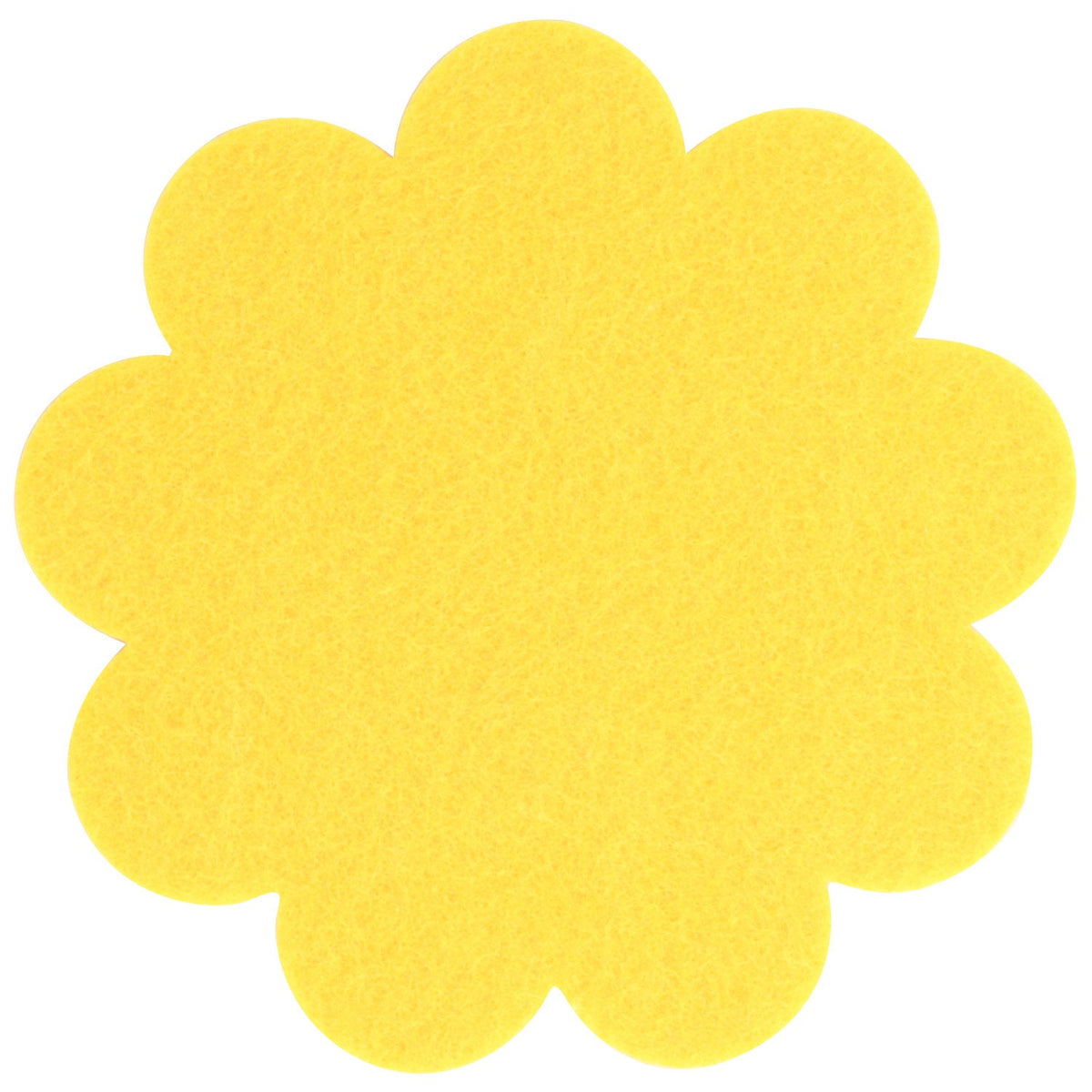Filzuntersetzer Blume Ø 15 cm – Untersetzer Blumenform – 52 Farben – Made in Germany