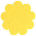 Filzuntersetzer Blume Ø 20 cm – großer Untersetzer in Blumenform – 52 Farben – Made in Germany