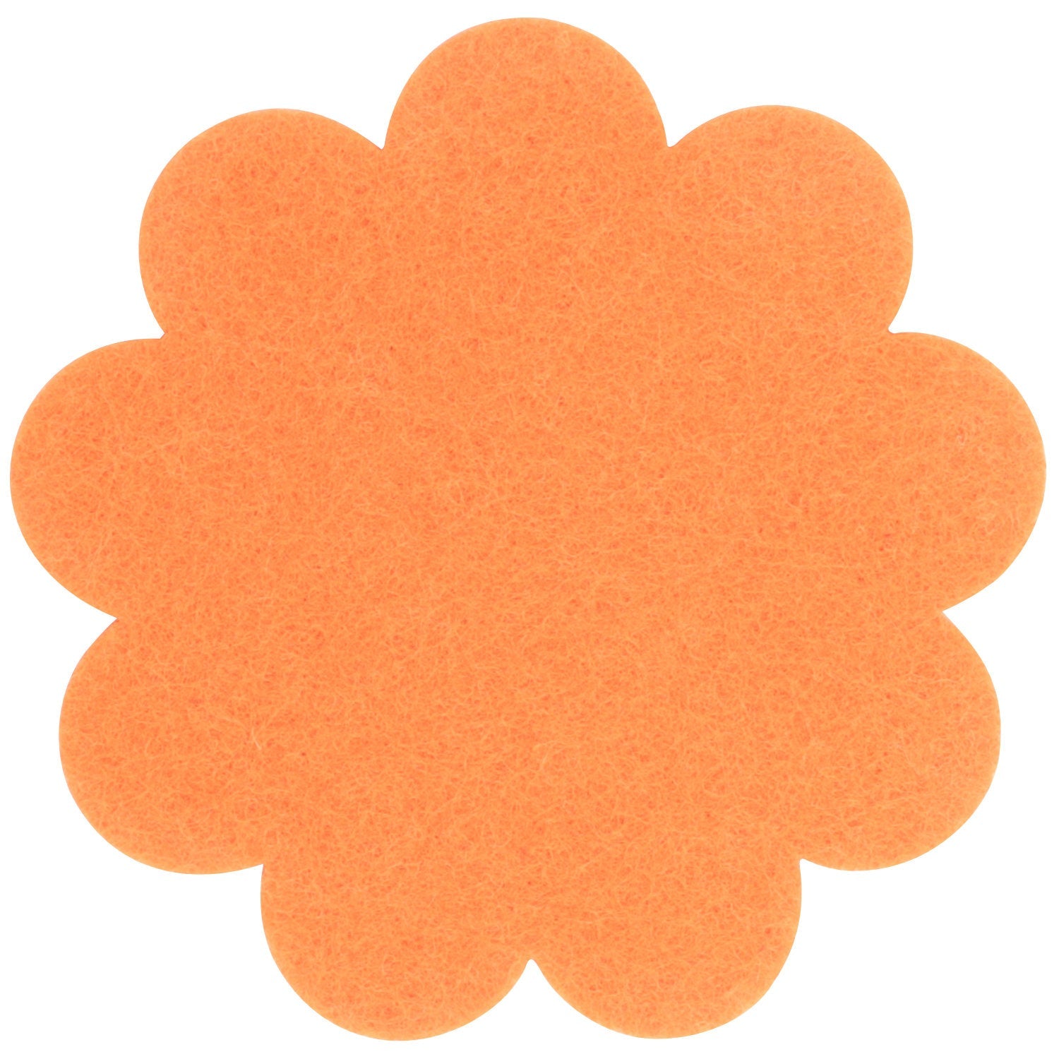 Filzuntersetzer Blume Ø 11 cm – Glasuntersetzer Blumenform – 52 Farben – Made in Germany
