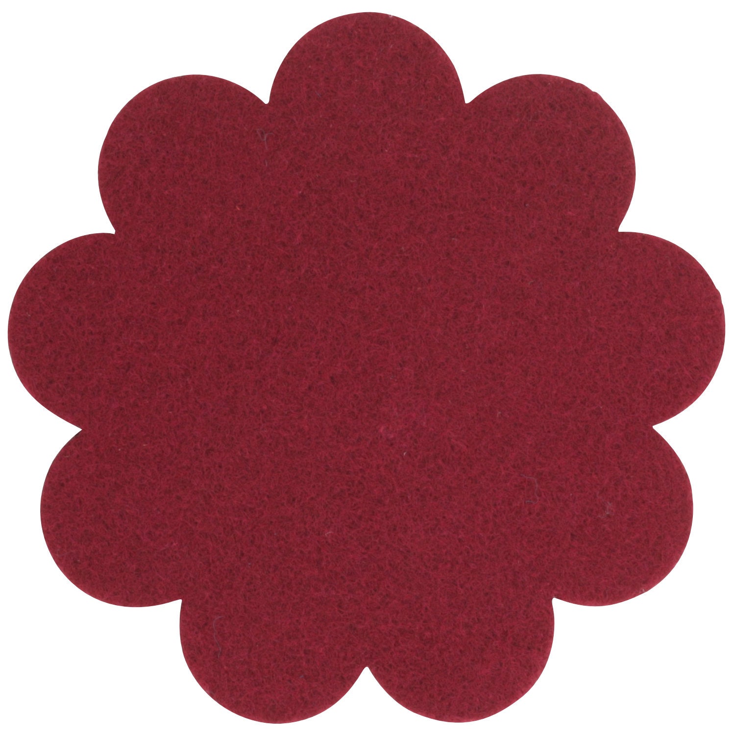 Filzuntersetzer Blume Ø 11 cm – Glasuntersetzer Blumenform – 52 Farben – Made in Germany