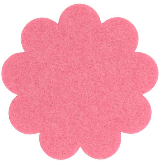 Filzuntersetzer Blume Ø 25 cm in Pink
