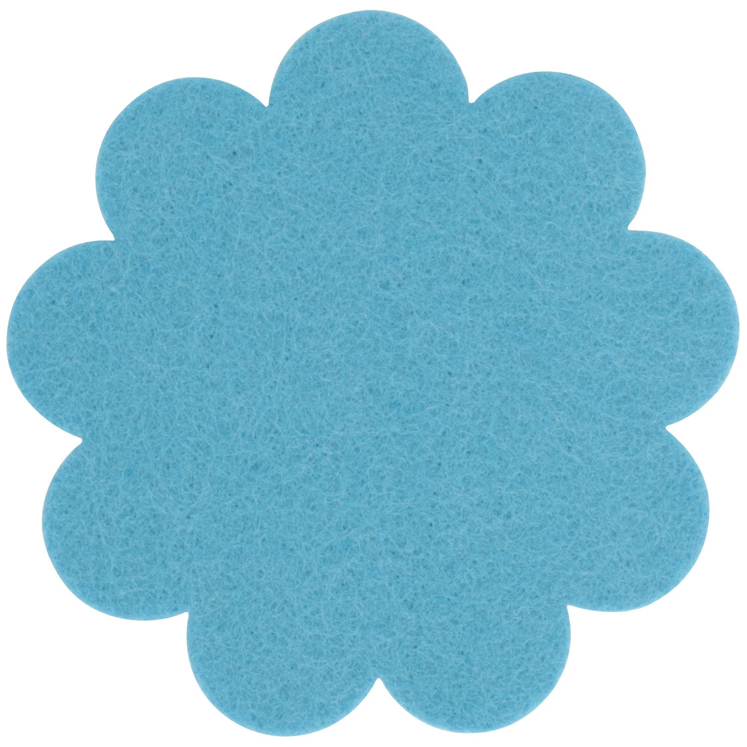 Filzuntersetzer Blume Ø 15 cm – Untersetzer Blumenform – 52 Farben – Made in Germany