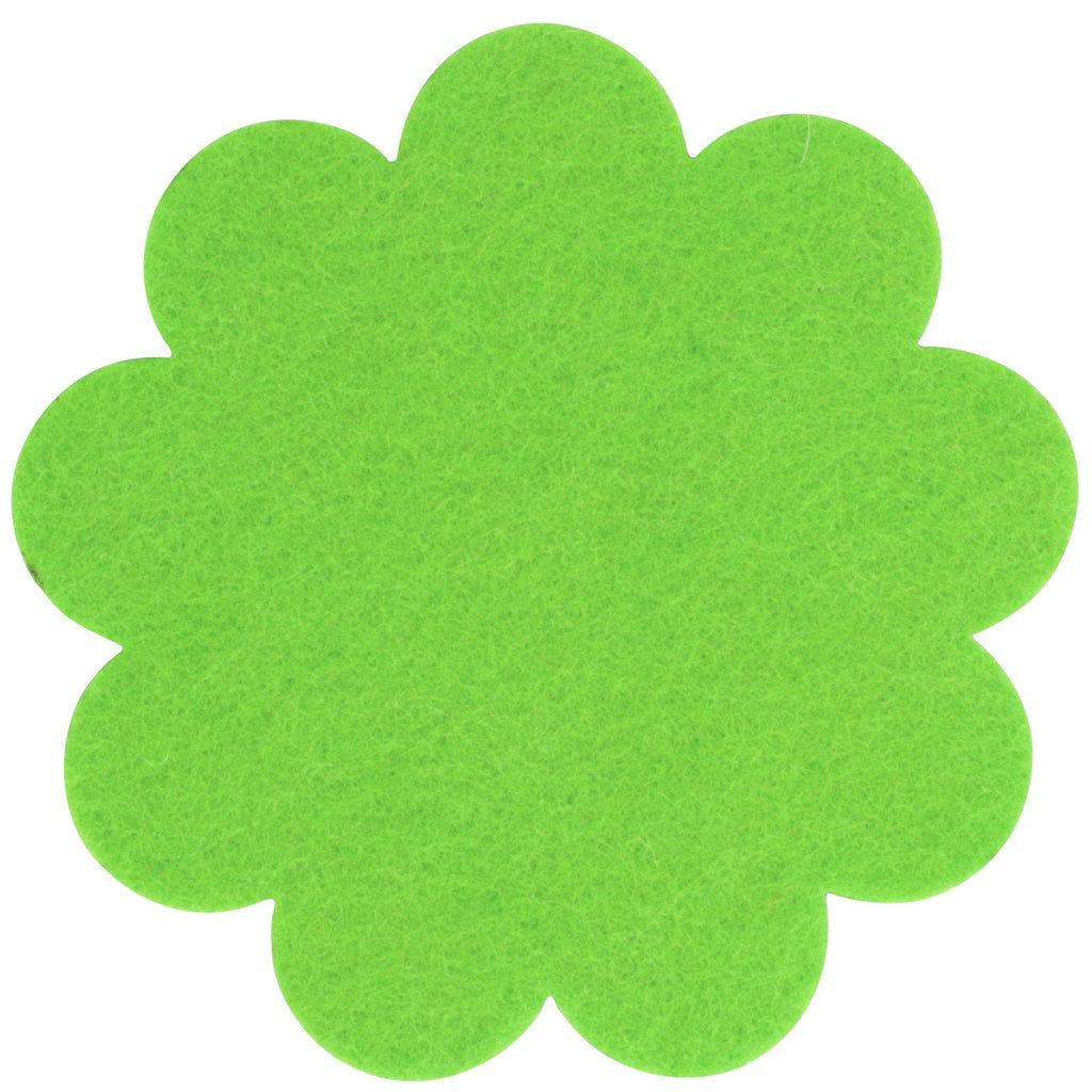 Filzuntersetzer Blume Ø 15 cm – Untersetzer Blumenform – 52 Farben – Made in Germany