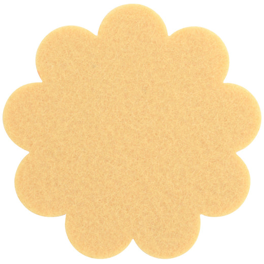 Filzuntersetzer Blume Ø 11 cm in Sand
