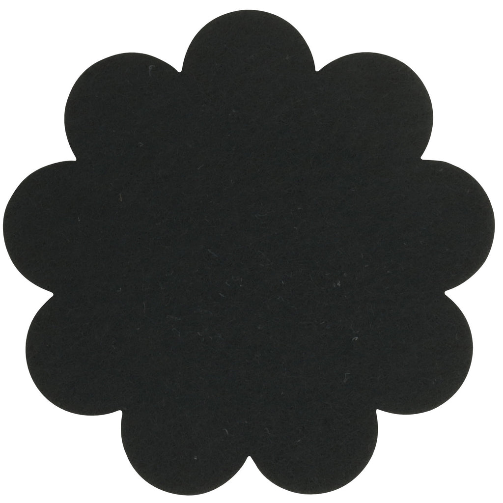 Filzuntersetzer Blume Ø 11 cm – Glasuntersetzer Blumenform – 52 Farben – Made in Germany