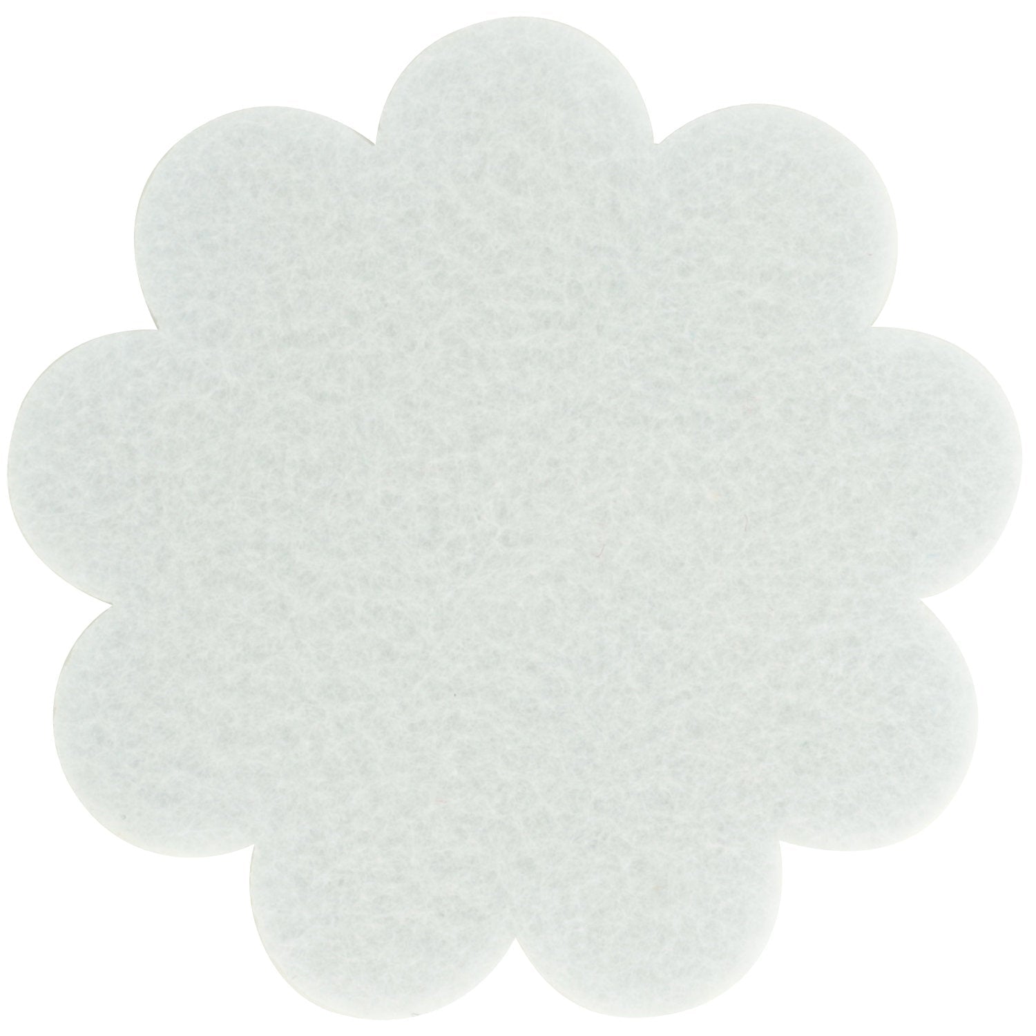 Filzuntersetzer Blume Ø 11 cm – Glasuntersetzer Blumenform – 52 Farben – Made in Germany