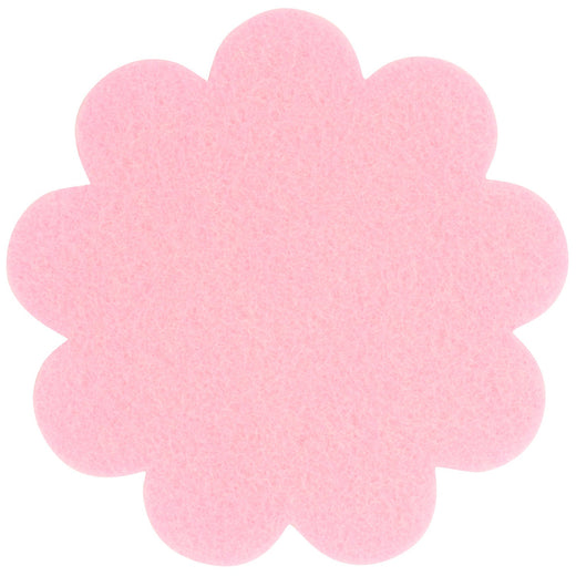 Filzuntersetzer Blume Ø 20 cm in Rosé