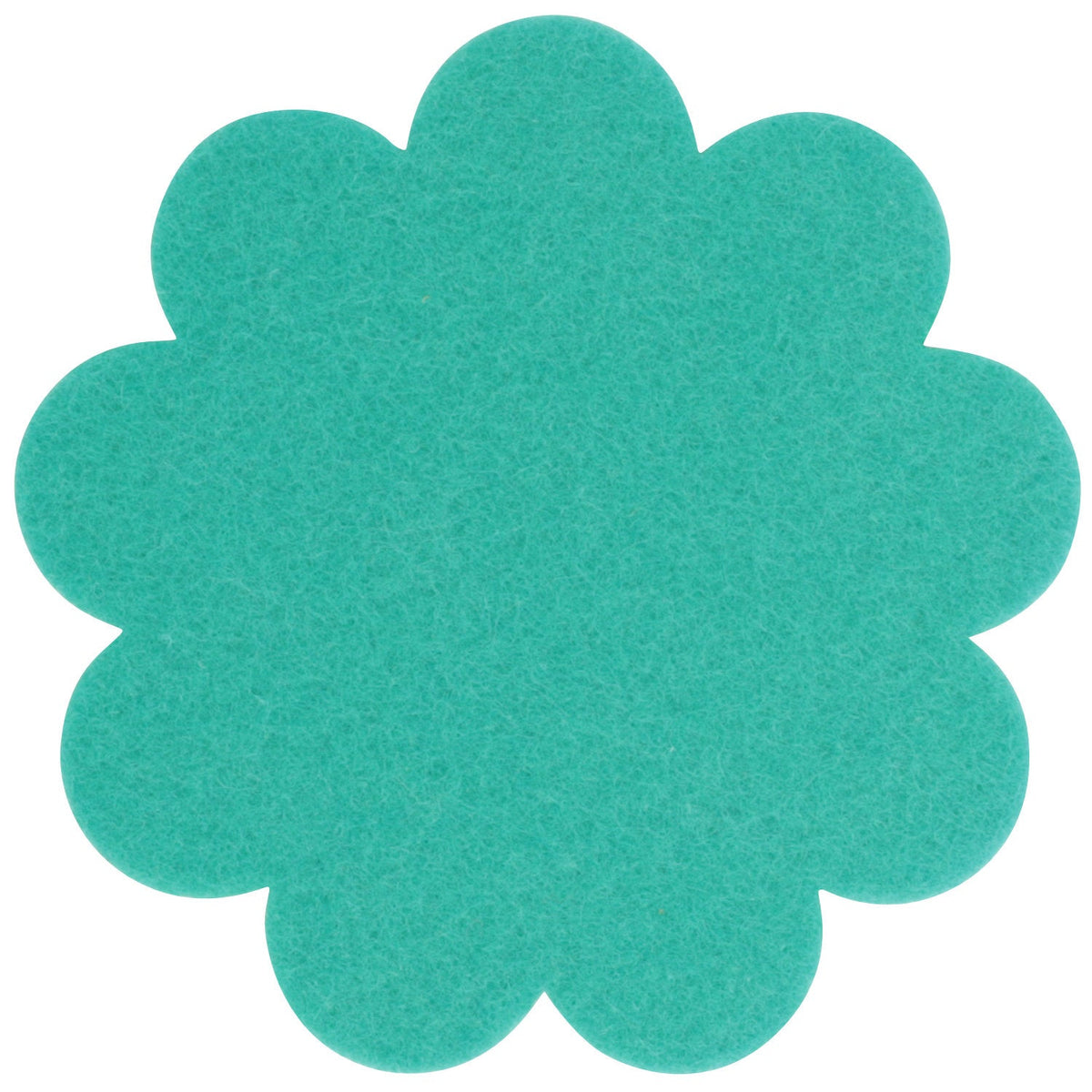 Filzuntersetzer Blume Ø 20 cm – großer Untersetzer in Blumenform – 52 Farben – Made in Germany