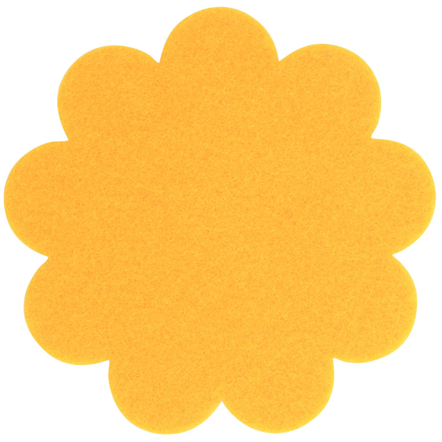 Filzuntersetzer Blume Ø 15 cm – Untersetzer Blumenform – 52 Farben – Made in Germany