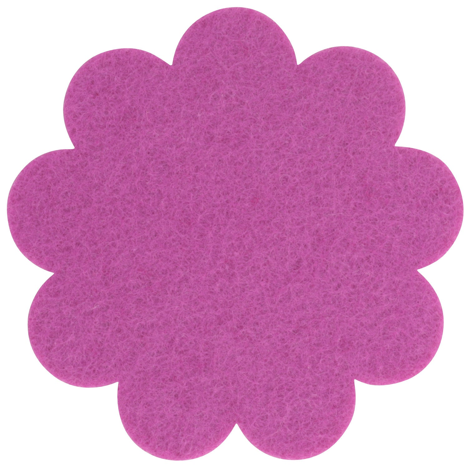 Filzuntersetzer Blume Ø 15 cm – Untersetzer Blumenform – 52 Farben – Made in Germany