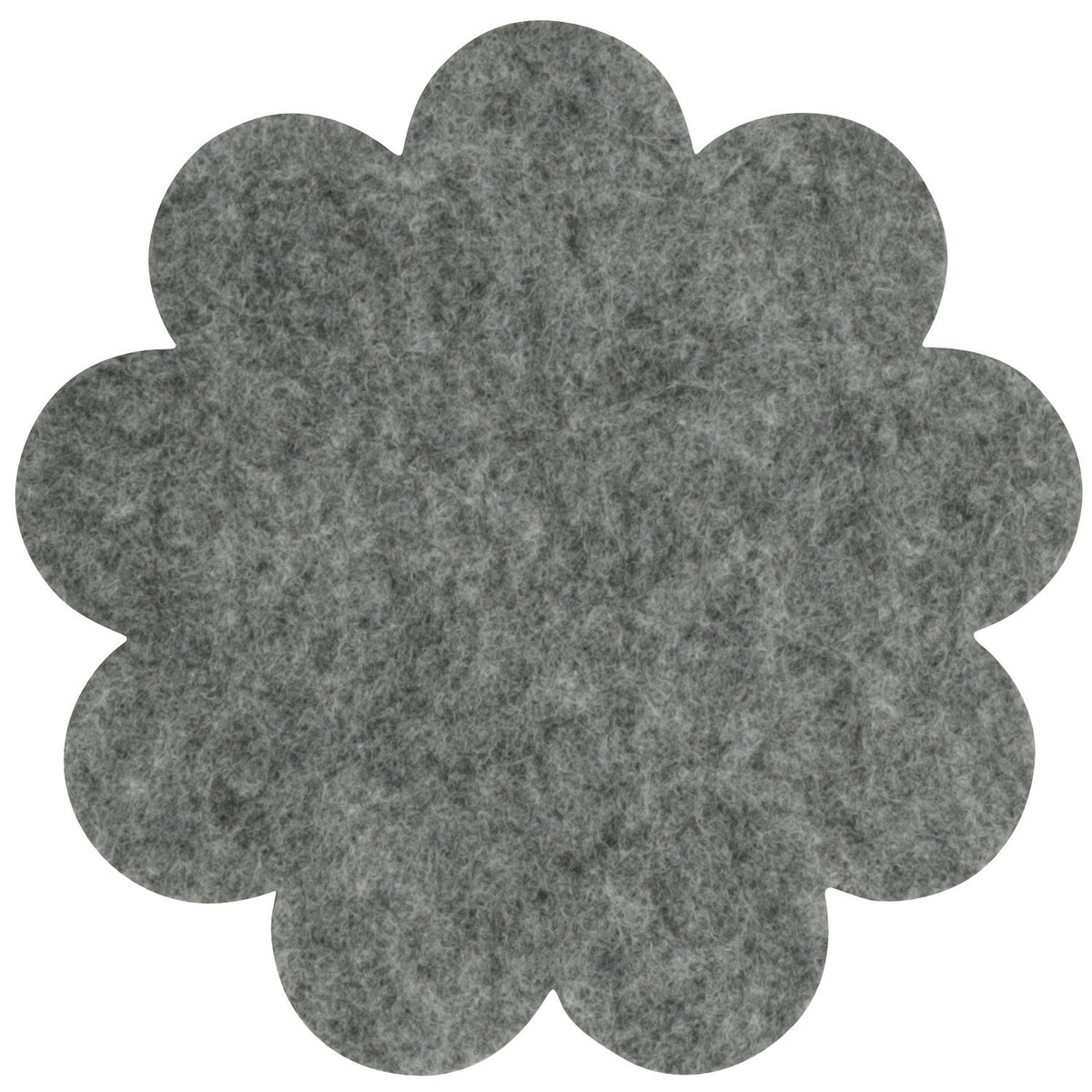 Filzuntersetzer Blume Ø 15 cm – Untersetzer Blumenform – 52 Farben – Made in Germany