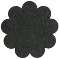 Filzuntersetzer Blume Ø 20 cm – großer Untersetzer in Blumenform – 52 Farben – Made in Germany