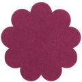 Filzuntersetzer Blume Ø 15 cm – Untersetzer Blumenform – 52 Farben – Made in Germany