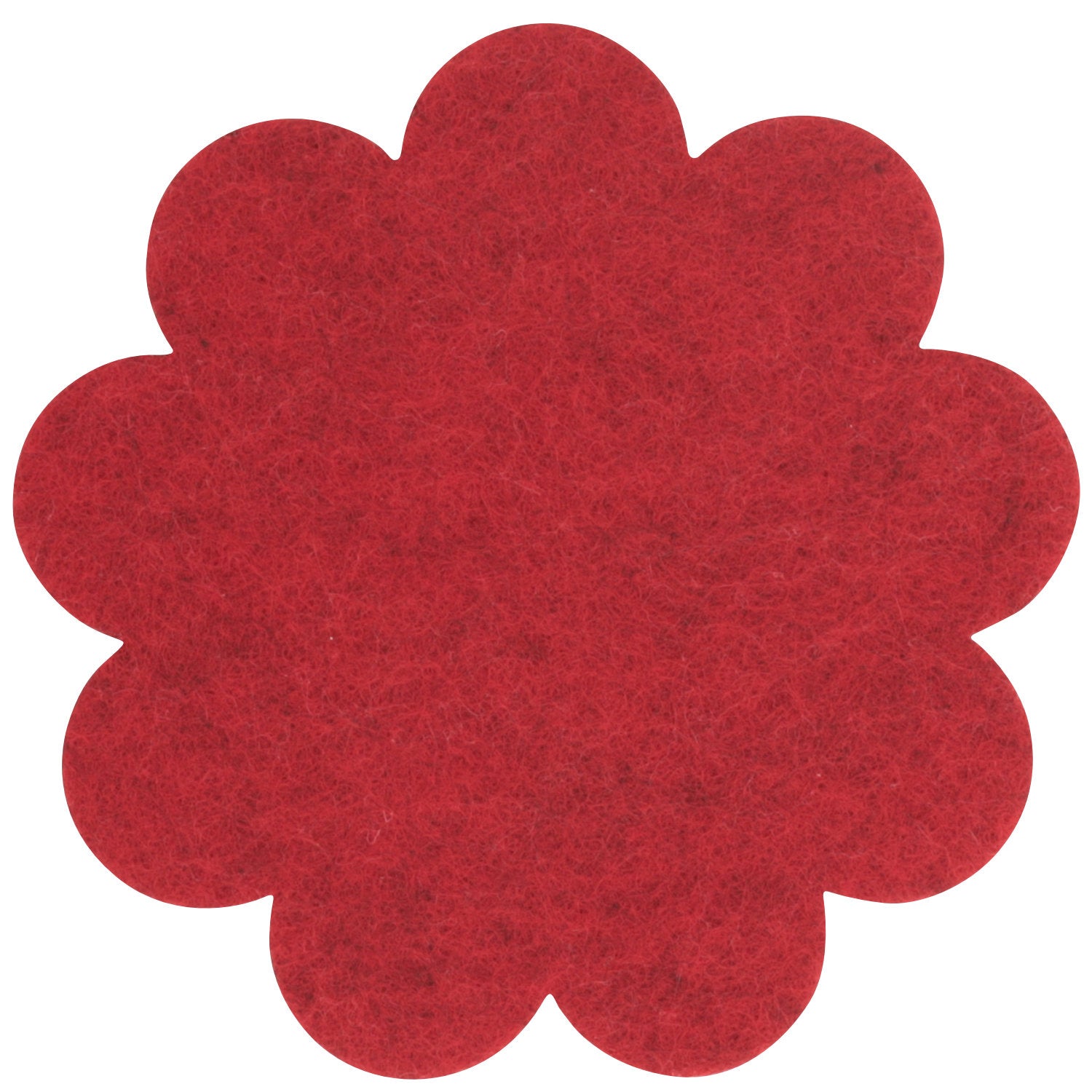 Filzuntersetzer Blume Ø 11 cm – Glasuntersetzer Blumenform – 52 Farben – Made in Germany