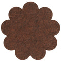 Filzuntersetzer Blume Ø 15 cm – Untersetzer Blumenform – 52 Farben – Made in Germany