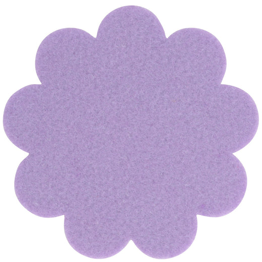 Filzuntersetzer Blume Ø 11 cm in Lavendel