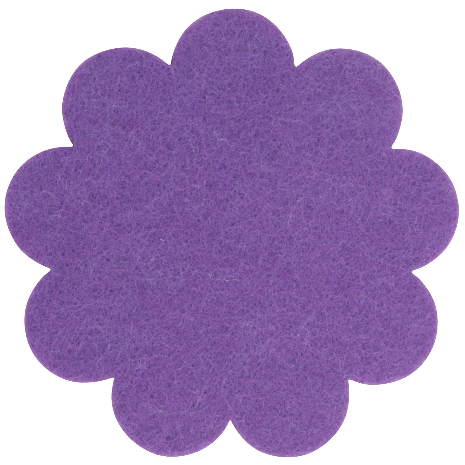 Filzuntersetzer Blume Ø 15 cm – Untersetzer Blumenform – 52 Farben – Made in Germany