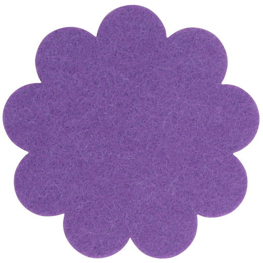 Filzuntersetzer Blume Ø 25 cm in Lila