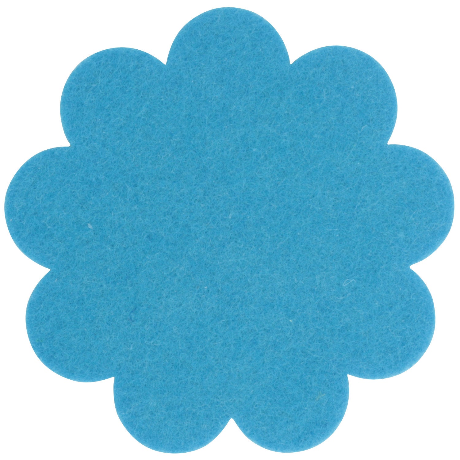 Filzuntersetzer Blume Ø 11 cm – Glasuntersetzer Blumenform – 52 Farben – Made in Germany