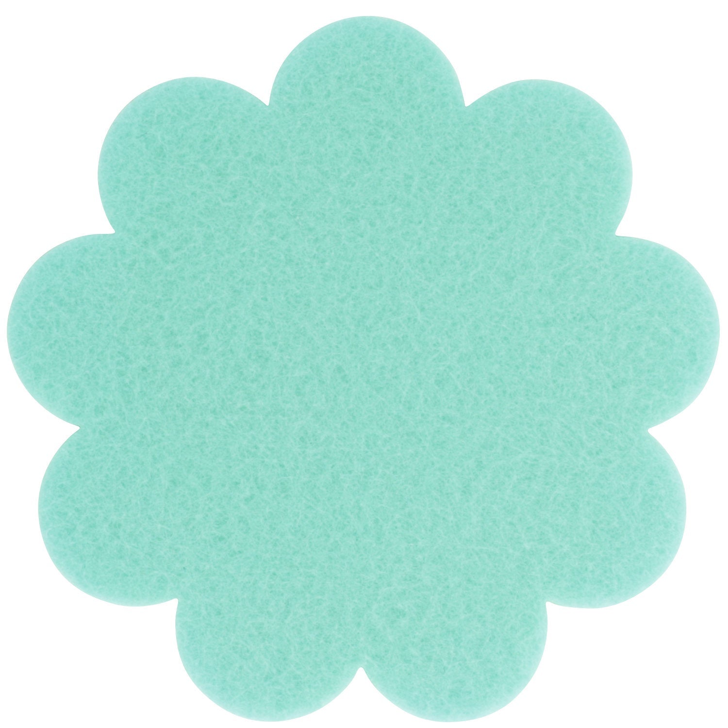 Filzuntersetzer Blume Ø 11 cm – Glasuntersetzer Blumenform – 52 Farben – Made in Germany
