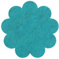 Filzuntersetzer Blume Ø 11 cm – Glasuntersetzer Blumenform – 52 Farben – Made in Germany