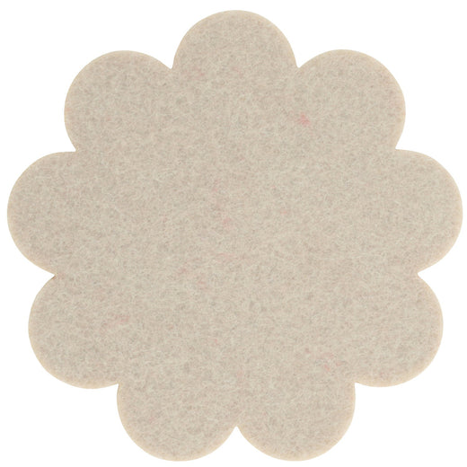 Filzuntersetzer Blume Ø 35 cm in Toffee