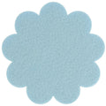 Filzuntersetzer Blume Ø 20 cm – großer Untersetzer in Blumenform – 52 Farben – Made in Germany