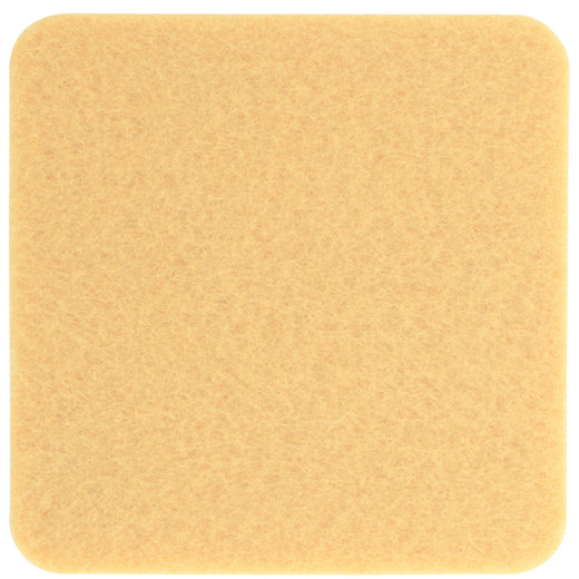 Filzuntersetzer eckig 15×15 cm in Sand