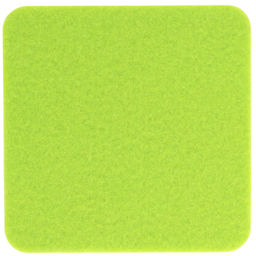 Filzuntersetzer eckig 15×15 cm in Pistazie