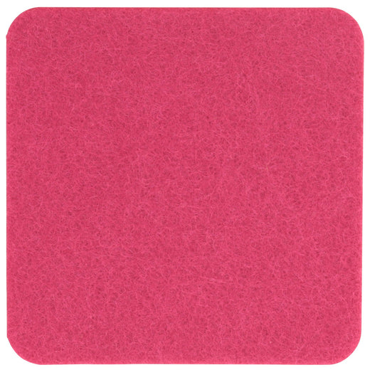 Filzuntersetzer eckig 20×20 cm in Cyclam