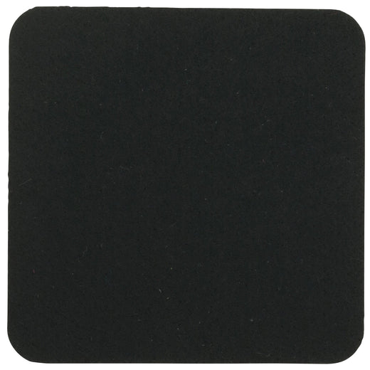 Filzuntersetzer eckig 20×20 cm in Schwarz