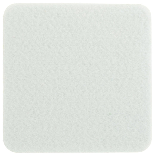 Filzuntersetzer eckig 20×20 cm in Weiß