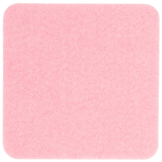 Filzuntersetzer eckig 10×10 cm in Rosé