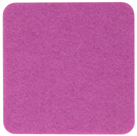 Filzuntersetzer eckig 15×15 cm in Violett