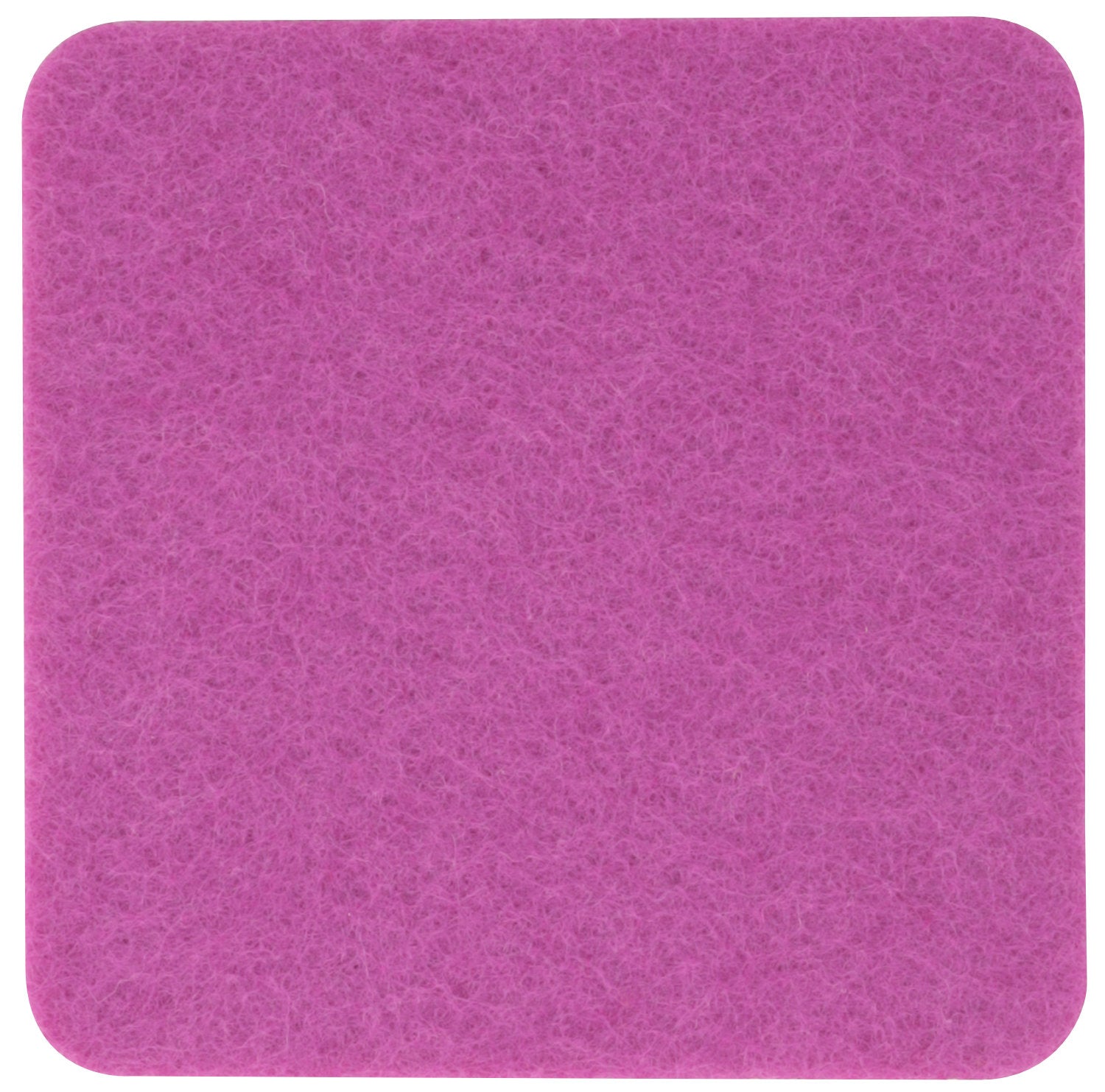 Filzuntersetzer eckig 10×10 cm – Glasuntersetzer quadratisch – 47 Farben – Made in Germany