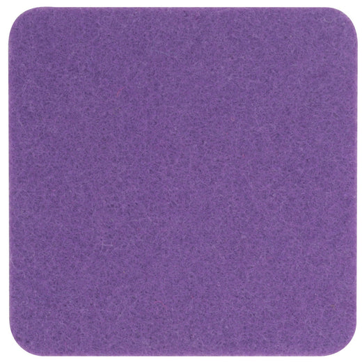 Filzuntersetzer eckig 15×15 cm in Lila