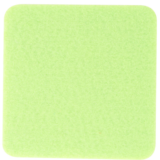 Filzuntersetzer eckig 20×20 cm in Pastell-grün