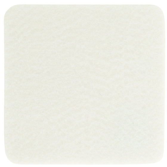 Filzuntersetzer eckig 25×25 cm in Wollweiß