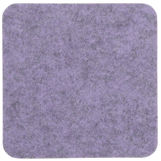 Filzuntersetzer eckig 20×20 cm in Lavendel meliert
